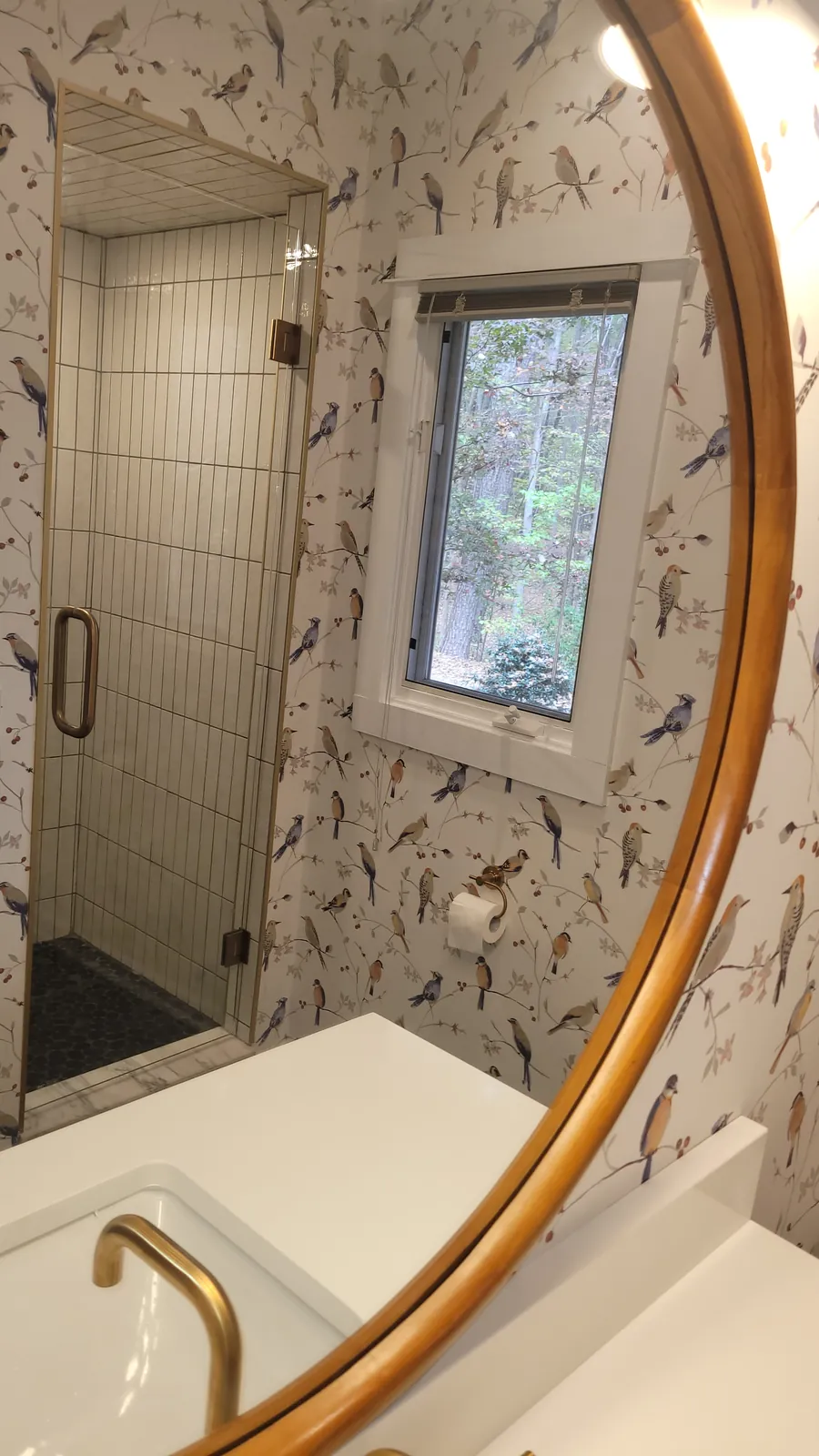 Tekee bathroom project detail.